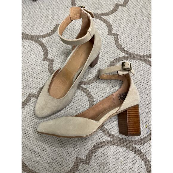 Soludos suede leather Gemma 3” Sand Heels, size 8, MSRP $ 149 - Picture 3 of 15